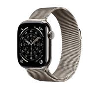 Apple Watch Series 11 GPS+Cellular con Caja de Titanio Natural de 42 mm y Pulsera Milanese Loop en Color Natural. Calidad del Sueño,monitores de entreno y Salud,Pantalla Siempre Activa