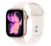 Apple Watch Series 11 GPS + Cellular 42mm Caja Aluminio Oro Rosa con Correa Deportiva Rosa Rubor M/L