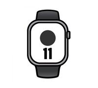Apple watch series 11/ gps/ cellular/ 42mm/ gris espacial/ correa deportiva negra (s/m)