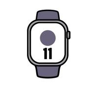 Apple watch series 11/ gps/ cellular/ 42mm/ plata/ correa deportiva púrpura (s/m)
