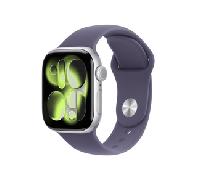 Apple Watch Series 11 GPS + Cellular 42mm Silver Aluminium Case with Purple Fog Sport Band - M/L MF8J4QL/A