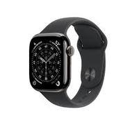 Apple watch series 11 gps + cellular 42mm slate titanium case with bla