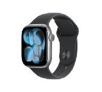 Apple Watch Series 11 GPS + Cellular 42mm Space Grey Aluminium Case with Black Sport Band - S/M MF8A4QL/A