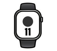 Apple Watch Series 11 GPS + Cellular 42mm Caja Titanio Natural con Correa Deportiva Gris Piedra M/L