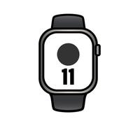 Apple watch series 11/ gps/ cellular/ 42mm/ titanio natural/ correa deportiva negra (m/l)