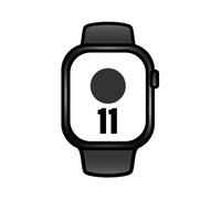 Apple watch series 11/ gps/ cellular/ 42mm/ titanio negro/ pizarra correa deportiva negro (m/l)