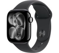 Apple Watch Series 11 GPS+Cellular 46 mm Aluminio Negro Azabache MFC44 M/L con Correa Deportiva Negra