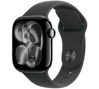 Apple Watch Series 11 GPS+Cellular con Caja de Aluminio en Negro Azabache de 46 mm y Correa Deportiva Negra-Talla M/L.Calidad del Sueño,monitores de entreno y Salud,Pantalla Siempre Activa