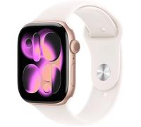 Apple Watch Series 11 GPS + Cellular 46 mm Caja de aluminio oro rosa Correa deportiva tono rubor claro M/L MFCJ4ZRA