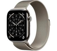 Apple Watch Series 11 GPS + Cellular 46 mm Caja de titanio natural Correa Milanese Loop natural S/M MFCY4ZRA