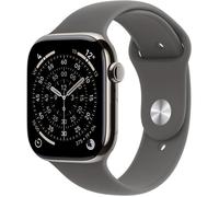 Apple Watch Series 11 GPS + Cellular 46 mm Caja Titanio Natural Correa Deportiva Gris Piedra M/L MFCX4ZRA