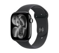 APPLE Watch Series 11 GPS + Cellular 46 mm Negro Azabache Aluminio con Correa Deportiva Negro (Tamaño S/M)