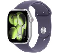 Apple Watch Series 11 GPS + Cellular 46mm Caja Aluminio Plata con Correa Deportiva Niebla Lila S/M