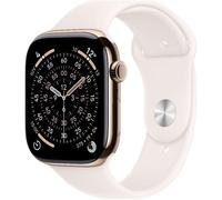 Apple Watch Series 11 GPS + Cellular 46mm Caja de Titanio Oro con Correa Deportiva Rosa Rubor S/M