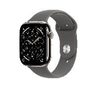 Apple Watch Series 11 GPS + Cellular 46mm Caja Titanio Natural con Correa Deportiva Gris Piedra S/M