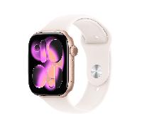 Apple Watch Series 11/ GPS/ Cellular/ 46mm/ Oro Rosa/ Correa Deportiva Rosa Rubor M/L