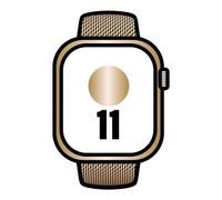 Apple Watch Series 11/ GPS/ Cellular/ 46mm/ Titanio Dorado/ Correa Milanese Dorada Loop M/L