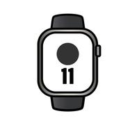 Apple watch series 11/ gps/ cellular/ 46mm/ titanio negro pizarra/ correa deportiva negra s/m