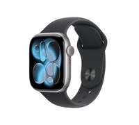 Apple Watch Series 11 GPS+Cellular con Caja de Aluminio en Gris Espacial de 42 mm y Correa Deportiva Negra-Talla M/L.Calidad del Sueño,monitores de entreno y Salud,Pantalla Siempre Activa