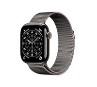 Apple Watch Series 11 GPS+Cellular con Caja de Titanio en Color Pizarra de 42 mm y Pulsera Milanese Loop Color Pizarra .Calidad del Sueño,monitores de entreno y Salud,Pantalla Siempre Activa