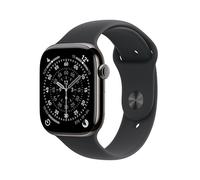 Apple Watch Series 11 GPS+Cellular con Caja de Titanio en Color Pizarra de 46 mm y Correa Deportiva Negra-Talla M/L.Calidad del Sueño,monitores de entreno y Salud,Pantalla Siempre Activa