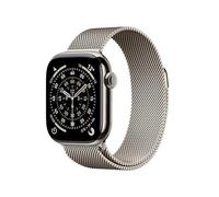 Apple Watch Series 11 GPS+Cellular con Caja de Titanio Natural de 42 mm y Pulsera Milanese Loop en Color Natural. Calidad del Sueño,monitores de entreno y Salud,Pantalla Siempre Activa