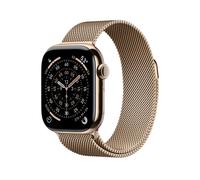 Apple Watch Series 11 GPS + Celular 42mm Titanio Dorado con Correa Milanesa Dorada