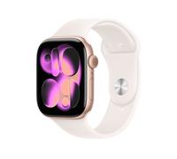 Apple Watch Series 11 GPS + Celular 46mm Aluminio Oro Rosa con Correa Deportiva Rosa Claro S/M