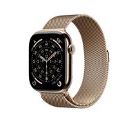 Apple Watch Series 11 GPS + Celular 46mm Titanio Dorado con Correa Milanesa Dorada S/M