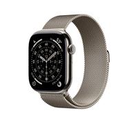 Apple Watch Series 11 GPS + Celular 46mm Titanio Natural con Correa Milanesa Natural S/M