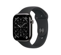 Apple Watch Series 11 GPS + Celular 46mm Titanio Pizarra con Correa Deportiva Negra S/M
