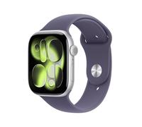 Apple Watch Series 11 GPS con Caja de Aluminio en Plata de 46 mm y Correa Deportiva Color Niebla-Talla M/L.Calidad del Sueño,monitores de entreno y Salud,Pantalla Siempre Activa, Resistencia al Agua