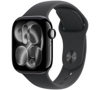 Apple Watch Series 11 GPS de 42 mm con caja de aluminio negro azabache y correa deportiva negra S/M renovar