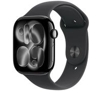 Apple Watch Series 11 GPS de 46 mm, caja de aluminio negro azabache con correa deportiva negra, talla S/M nuevo