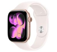 Apple Watch Series 11 GPS de 46 mm con caja de aluminio oro rosa y correa deportiva rosa suave (tallas M/L) nuevo