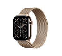 Smartwatch apple watch s11 gps + cellular 42mm gold titanium case gold milanese loop