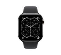 Apple Watch Series 11 GPS + Cellular 42mm Caja de Titanio Pizarra con Correa Deportiva Negra S/M