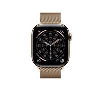 Smartwatch apple watch s11 gps + cellular 42mm gold titanium case gold milanese loop