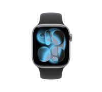 Apple Watch Series 11 GPS 42 mm de aluminio gris espacial con correa deportiva negra M/L