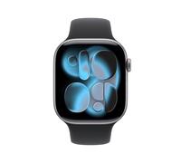 Smartwatch Apple Watch Series 11 GPS 46mm Alumínio Cinzento Sideral c/ bracelete Desportiva Preta M/L