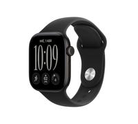 Apple Watch Series 12 GPS 42 mm, Caja de Aluminio en Negro | Correa deportiva negra - Talla S/M. Salud + Fitness + Control del Sueño, Frecuencia Cardiaca, Seguridad