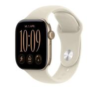 Apple Watch Series 12 GPS 42 mm, Caja de Aluminio en Dorado Claro | Correa deportiva color arena - Talla S/M. Salud + Fitness + Control del Sueño, Frecuencia Cardiaca, Seguridad