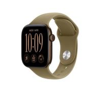 Apple Watch Series 12 GPS 42mm Caja de Aluminio Bronce Oscuro con Correa Deportiva Oliva S/M