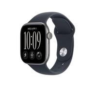 Apple Watch Series 12 GPS 42mm Caja de Aluminio Gris con Correa Deportiva Azul Marino S/M