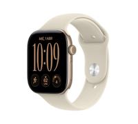 Apple Watch Series 12 GPS 46mm Caja de Aluminio Dorado Claro con Correa Deportiva Arena S/M