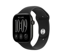 Apple Watch Series 12 GPS 46 mm, Caja de Aluminio en Negro | Correa deportiva negra - Talla M/L. Salud + Fitness + Control del Sueño, Frecuencia Cardiaca, Seguridad