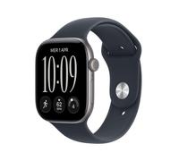 Apple Watch Series 12 GPS 46mm Caja de Aluminio Gris con Correa Deportiva Azul Marino M/L
