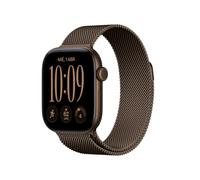 Apple Watch Series 12 GPS+Cellular 42 mm, Caja de Aluminio en Bronce Oscuro | Pulsera Milanese Loop bronce oscuro. Salud + Fitness + Control del Sueño, Frecuencia Cardiaca, Seguridad