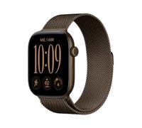 Apple Watch Series 12 GPS+Cellular 46 mm, Caja de Aluminio en Bronce Oscuro | Pulsera Milanese Loop bronce oscuro - Talla M/L. Salud + Fitness + Control del Sueño, Frecuencia Cardiaca, Seguridad