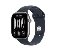 Apple Watch Series 12 GPS+Cellular 46 mm, Caja de Aluminio en Gris Espacial | Correa deportiva azul marino - Talla M/L. Salud + Fitness + Control del Sueño, Frecuencia Cardiaca, Seguridad